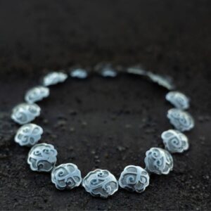 Solina - kaulakoru (hopea ja topaasit)